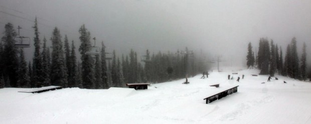 A51 terrain park, Keystone. Yesterday.