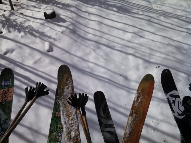 A long overdue and missed scene.  A day spent on the slopes with friends.