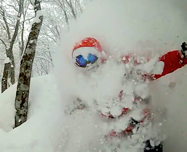 Getting shot in the face in Japan.