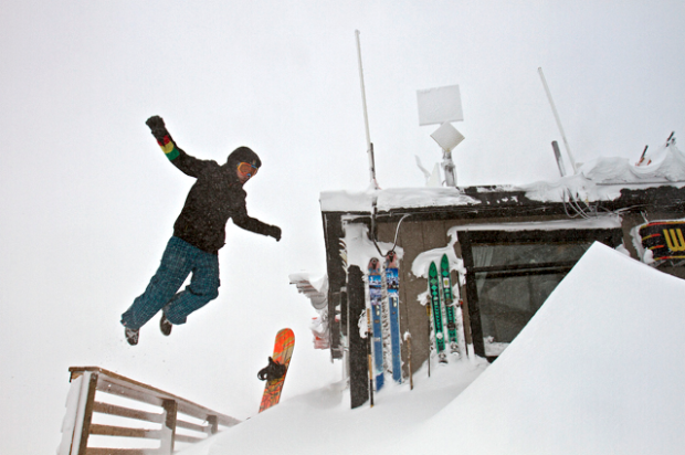 Jackson Hole.  Top of the tram.  November 5th, 2013.