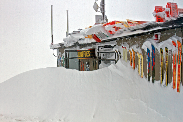 Jackson Hole.  Top of the tram.  November 5th, 2013.