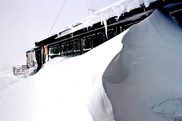 Jackson Hole. Top of the tram. November 5th, 2013.
