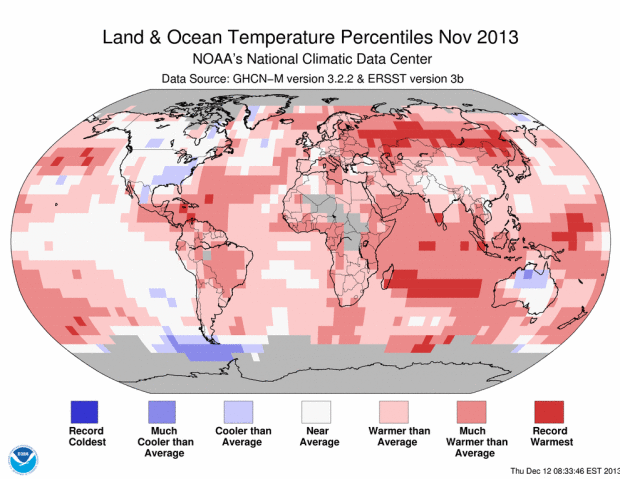 november land temps