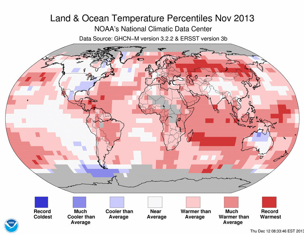 november land temps