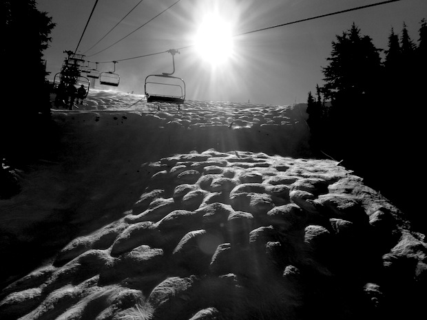 mogul run