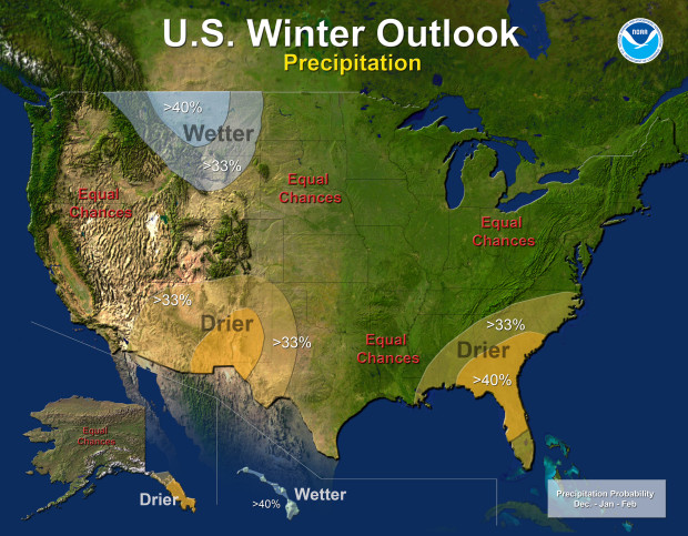 precipitation forecast for usa
