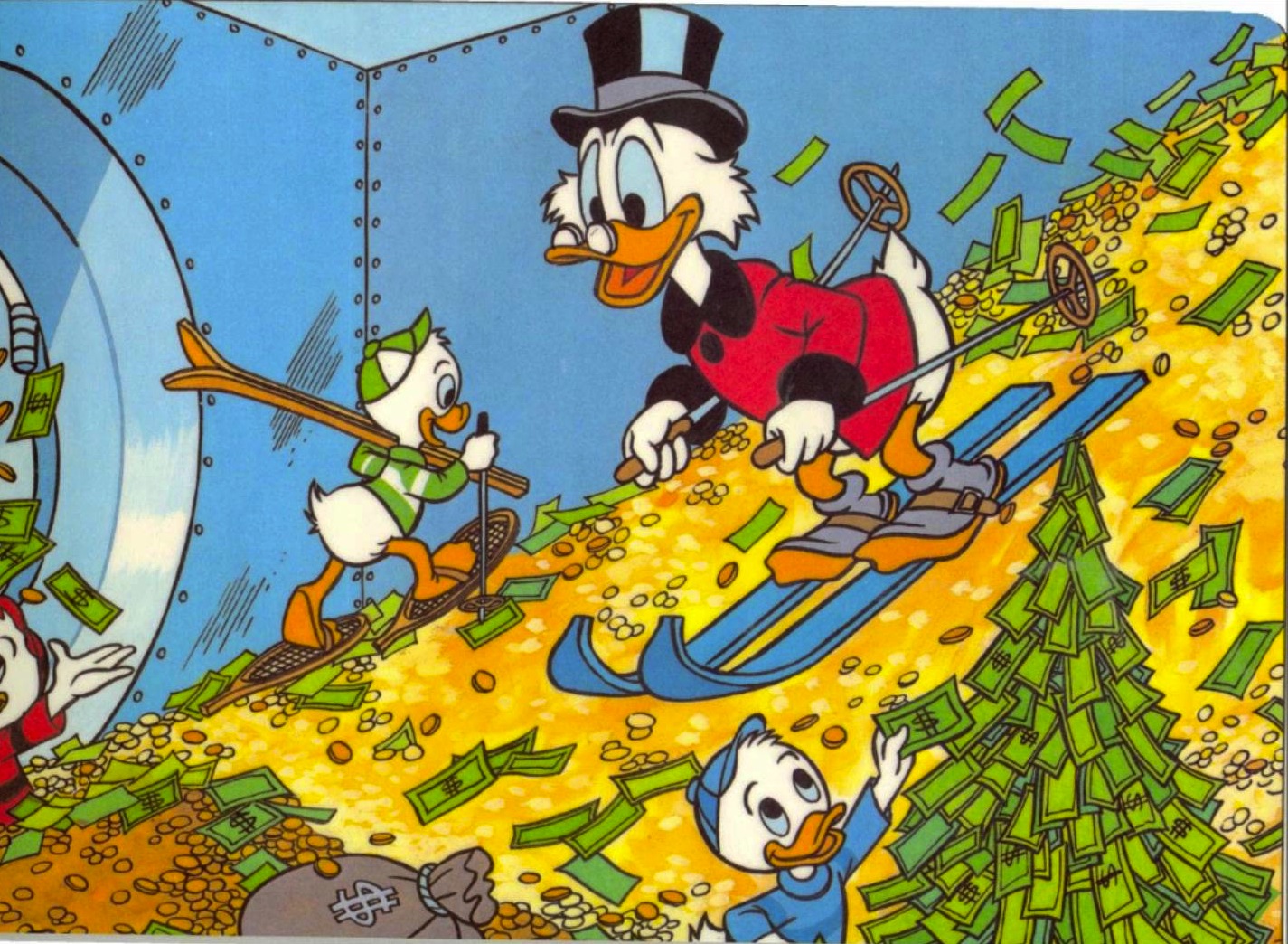 rich people ski