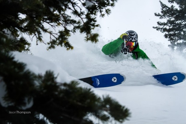 Skiing at Bridger Bowl Community Ski Area, Bozeman Montana