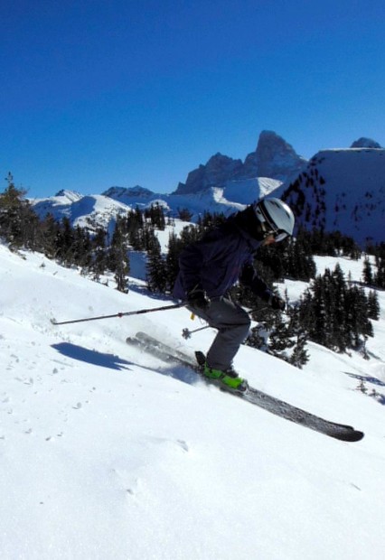 A few cm's and soft snow on Painted Pony 4.