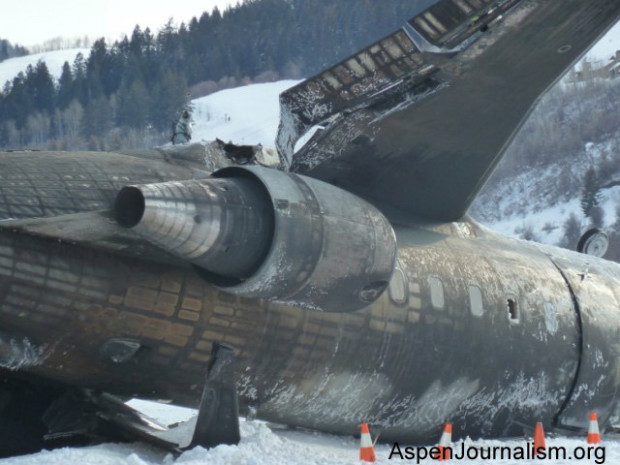 Private Jet crash in Aspen today.