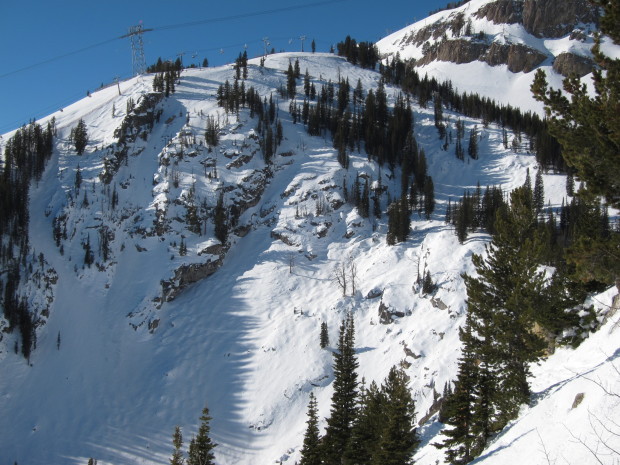 Tower three chute area