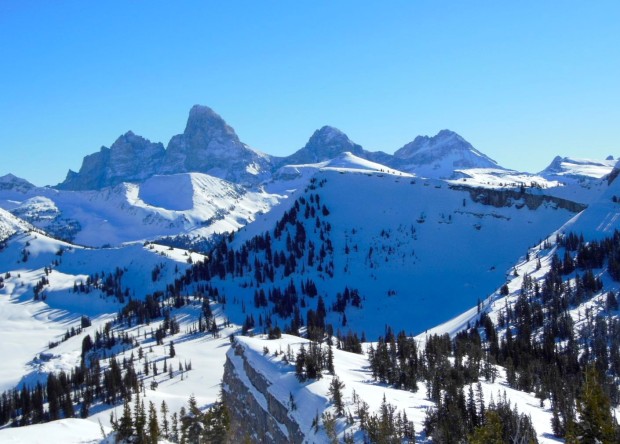 View from Teton Vista Traverse.