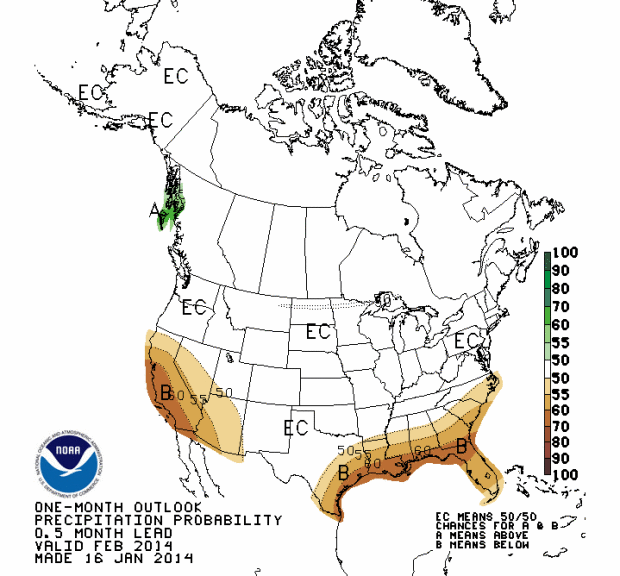 feb forecast usa