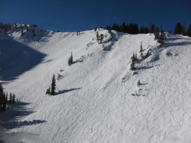 Snowbird chalky goodness yesterday