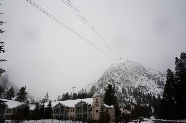 High elevation snow at Squaw on Feb. 8th, 2014