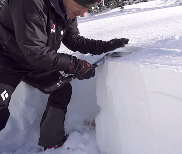 snow pit technique