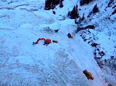valdez avalanche clean up ak