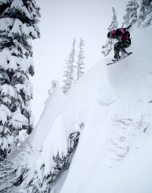 Mt. Baker during big Feb. snow cycle.  photo:  ben gavelda