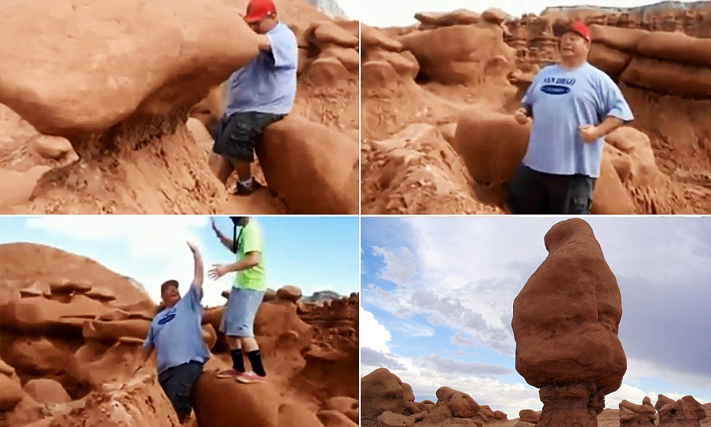 hoodoo rock destroyed