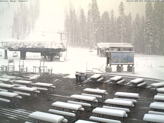 Sugar Bowl Judah lodge at 6:30am today