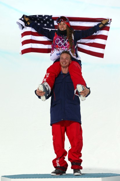 Maddie Bowman celebrating her victory