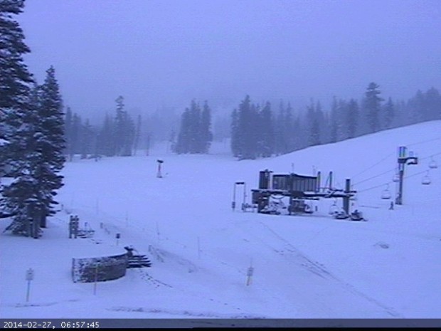 Kirkwood at 6:30am today