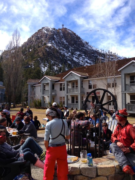 Classic Chamois partying at Squaw on Friday.  photo:  snowbrains.com