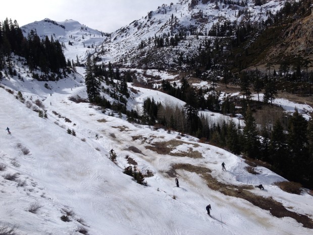 Low tide.  Squaw.  photo:  snowbrains.com