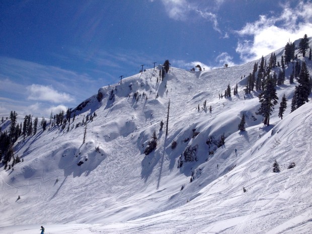 Mini pow day at Squaw on Monday.  photo:  snowbrains.com