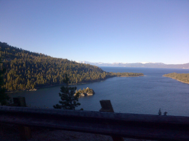 Emerald Bay, not many ski communities got this at their front door.