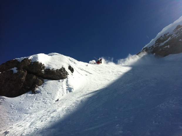 Still some good soft chalky powder at Kirkwood.