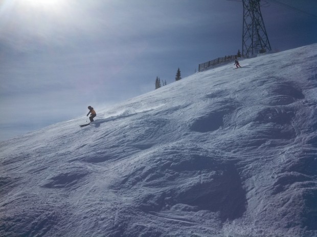 Groomers remained chalky for most of the day