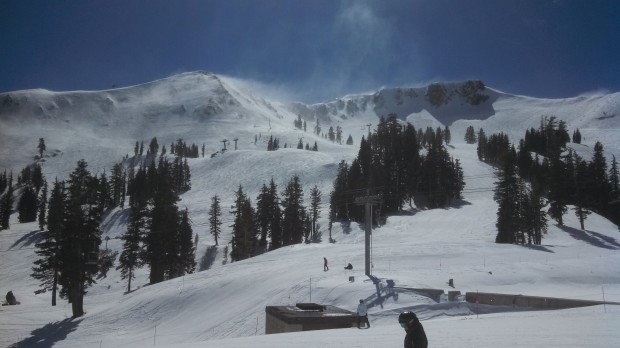 North Bowl and Siberia Bowl almost got blown away today