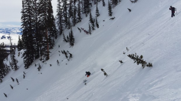 Yimmers shooting Ralph coming down Mile-Long