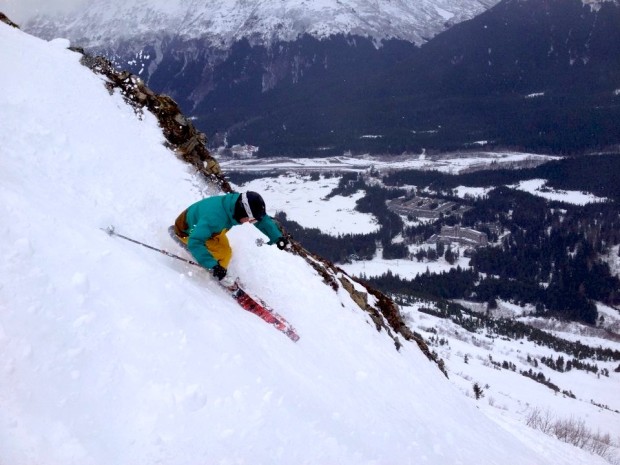 North Face fun today.