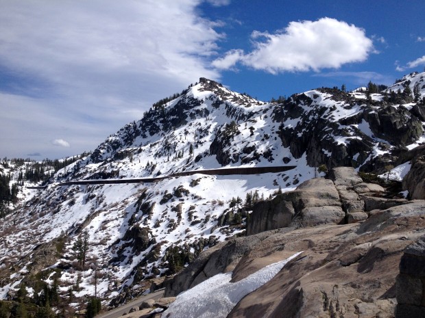 Donner Peak are on the way home lookin' beautiful.