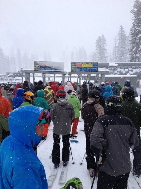 Alpine morning line.