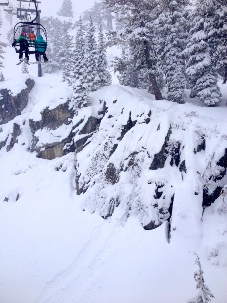 Legit rock sliding in Granite today
