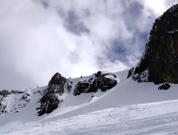 Andy Hays dropping in on the Palisades today
