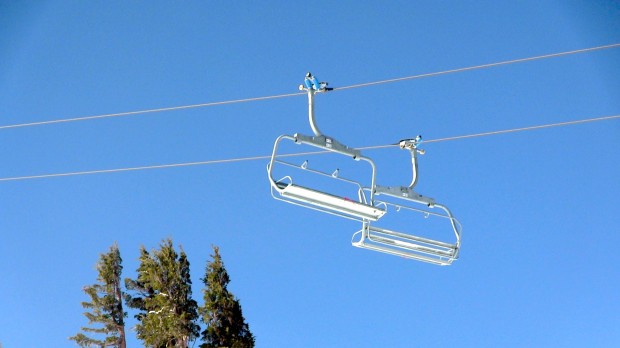 Kinda sad to see the lifts not spinning, but kinda great, too.