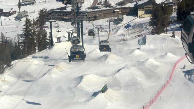 Mammoth's crazy spine park