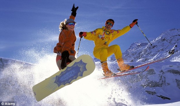 Spring skiing smiles.
