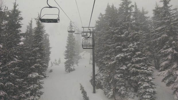 Dumping all afternoon on Granite!