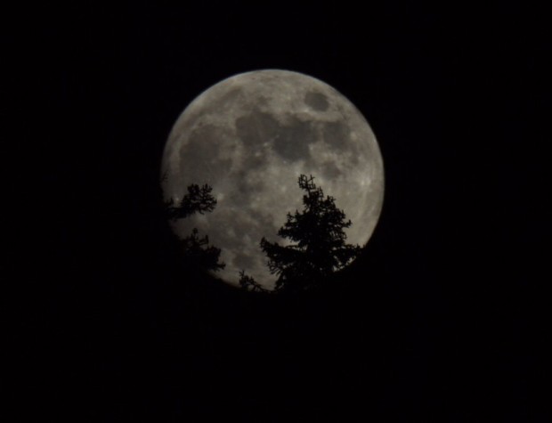 Moonrise at Lake Tahoe.  