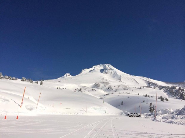 Timberline, OR looking good last week.