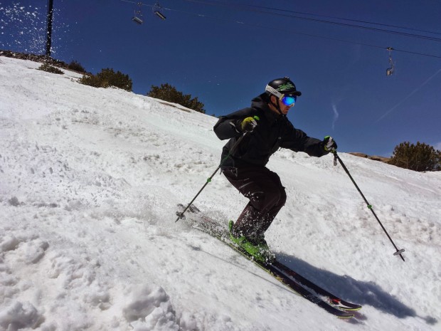 Matt ripping bumps on Climax