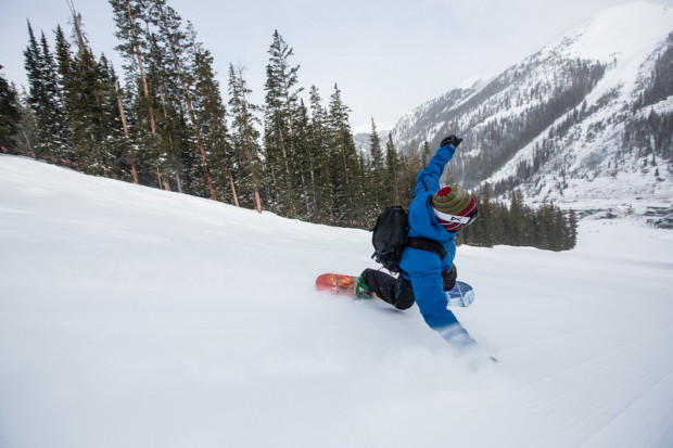 Monday, May 12, 2014.  Arapahoe Basin, CO.  photo:  Dave Camara/Arapahoe Basin Ski Area.  rider:  Alex Bidgood