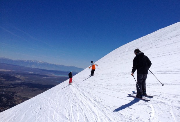 Like skiing on the moon sometimes.