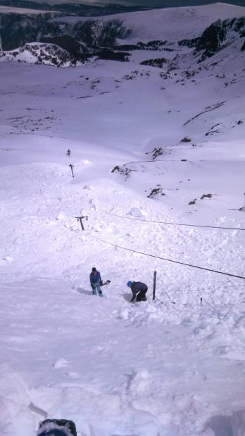 Digging out after the avalanches.  Beartooth Basin this week.  image:  beartooth basin/snowbrains.com