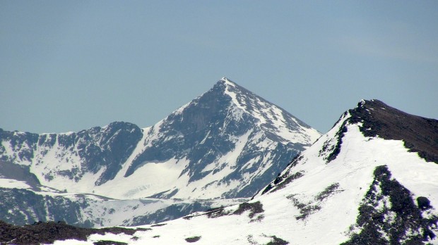 Mt. Dana from the ridge at Virginia Lakes.